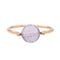 Bague 59 Bague Or rose Améthyste 58 Facettes 2883067CN