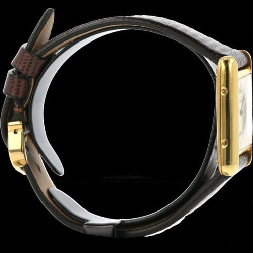 Montre Cartier Montre Tank Vermeil Must De Cartier Vermeil 58 Facettes MT43758