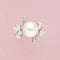 Bague 54 Bague perle des Mers du Sud et diamants en or blanc 18K 58 Facettes