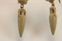 Boucles d'oreilles Boucles d'oreilles en or avec camées de lave antiques 58 Facettes 7604