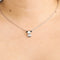 Collier GUY LAROCHE - Attachements - Collier or blanc, diamants et onyx 58 Facettes 250080