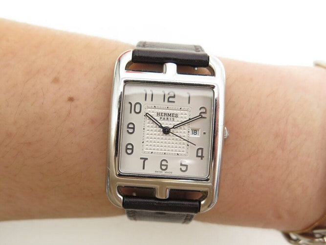Montre montre HERMES cape cod simple tour tgm cc2.710 40 mm quartz +boite 58 Facettes 267394