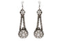 Boucles d'oreilles Boucles d'oreilles pendantes en or avec diamants taille ancienne, début du XXe siècle 58 Facettes 9968