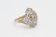 Bague 53.5 Bague en or style vintage avec diamants 58 Facettes E361582