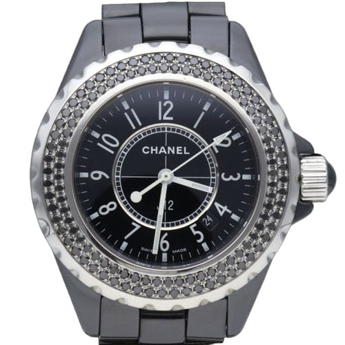Montre Montre Chanel J12 33 mm à quartz et diamants 58 Facettes MT41305