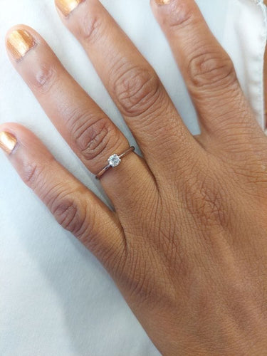 Bague 50 Solitaire 58 Facettes 083941