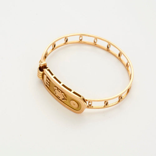 Bracelet Bracelet et pendentif or jaune 58 Facettes LP443-444