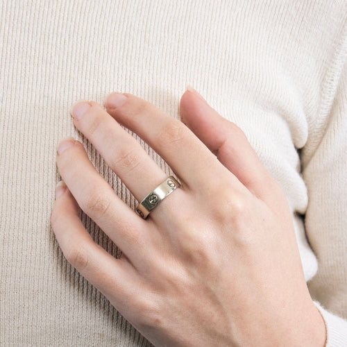 Bague 60 Alliance CARTIER Love Or Blanc 58 Facettes