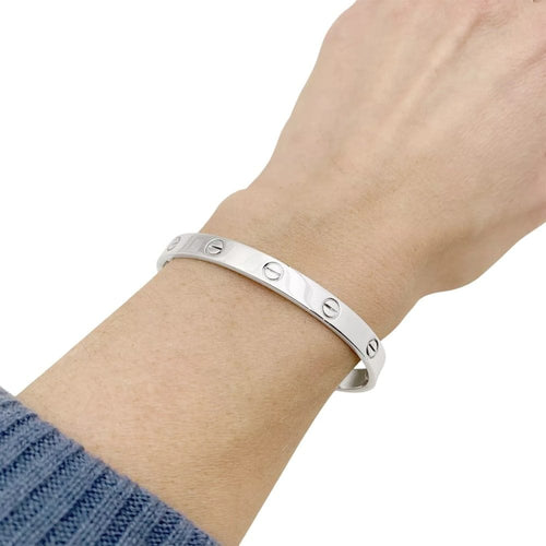 Bracelet Bracelet Cartier "Love" or blanc. 58 Facettes 34949