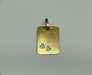 Pendentif Pendentif or jaune je t'aime 58 Facettes LP245