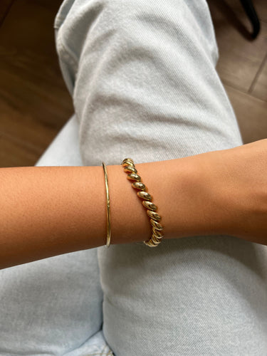 Bracelet Bracelet Spirale Doré 58 Facettes