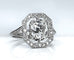 Bague 49 Bague en platine, diamant coussin 1,51 carat, époque Art Deco 58 Facettes AB605