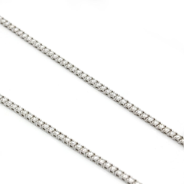 Collier Collier rivière or blanc diamants 58 Facettes 230205R