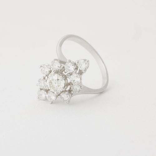 Bague 56 Bague vintage diamants 58 Facettes