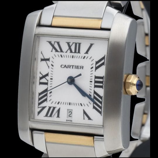 Montre Cartier Montre Tank Francaise Gm 58 Facettes MT40807