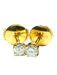 Boucles d'oreilles Boucles d'oreilles Puces Or jaune Diamant 58 Facettes 509/5