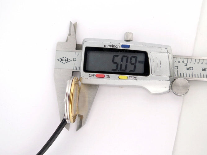 Montre montre POIRAY ma premiere ronde 30 mm en or jaune 18k & acier quartz 58 Facettes 272480