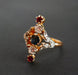 Ring 52.5 Marquise Ring Diamonds, Sapphires and Rubies 58 Facettes