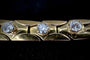 Bracelet Bracelet Tank en or jaune sertie de 4,40 carats de diamants 58 Facettes