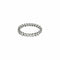 Bague 53 Alliance or blanc et diamants 58 Facettes ROM1135