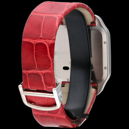 Montre Cartier Montre Santos Dumont Or Blanc 18K 58 Facettes MT36316