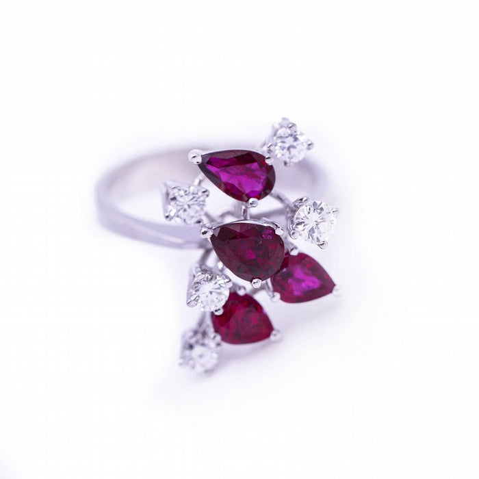 Bague en platine inspiration Harry Winston