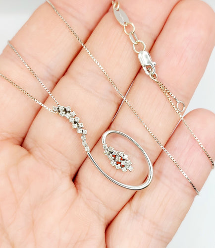 Collier Miluna - Collier vintage chaîne vénitienne en or blanc 18k et diamants 58 Facettes A03361