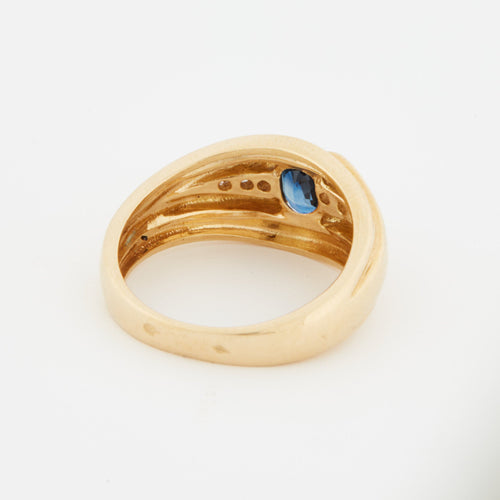 Bague 51 Bague Or Jaune - Saphir et Diamants 58 Facettes RÉF 3037/18