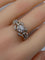 Bague 60 Bague jonc en Or blanc rubané & Diamants 58 Facettes