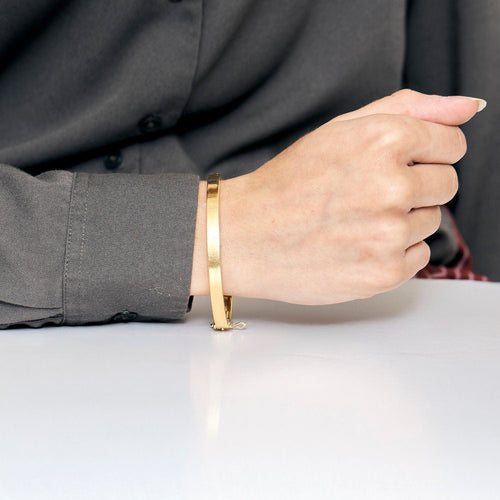 Bracelet Bracelet jonc or jaune 58 Facettes MON0863