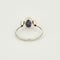 Bague 65 Bague en or jaune, or blanc, Tanzanite et diamants 58 Facettes RAM3128