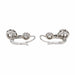 Boucles d'oreilles Boucles d'oreilles Dormeuses Or blanc Diamant 58 Facettes 3575736CN