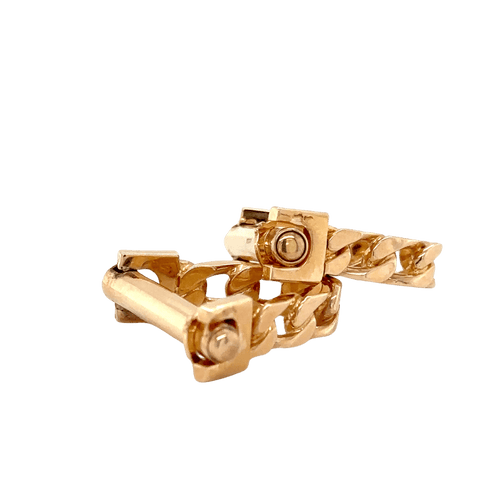 Boutons de manchette Boutons de manchette en or jaune 58 Facettes 1.0000714/1