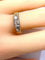 Bague 55 Bague jonc en or jaune 18 carats sertie de 5 diamants, vers 1900 58 Facettes AB512