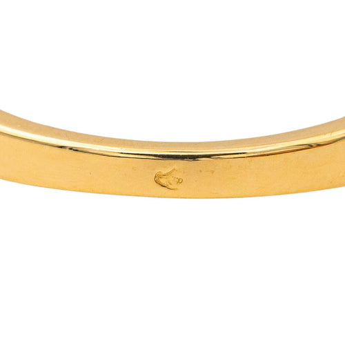 Bague 54 Bague  Demi alliance Or jaune Diamant 58 Facettes 4098652RV