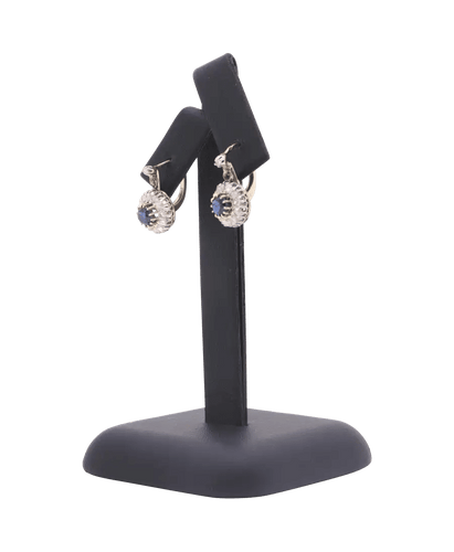 Boucles d'oreilles Boucles d'oreilles Charme d'Antan Or jaune 18K Saphir Diamant 58 Facettes BO220299/CHARMEDANTAN/PHOTO