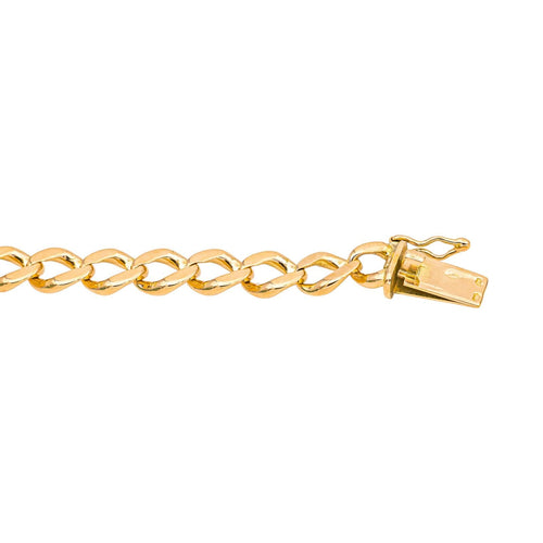 Bracelet Maille Gourmette  Or rose