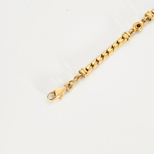 Bracelet Bracelet gourmette rubis 58 Facettes LP589