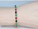 Bracelet Bracelet tennis en or avec diamants, saphir, rubis et émeraude 58 Facettes 2069