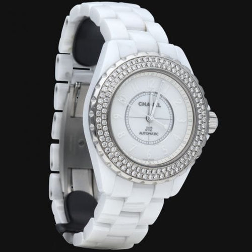 Montre Montre Chanel J12 38 mm avec diamants Phantom 58 Facettes MT41297