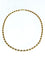 Collier Chaîne maille grain de café en or jaune 18 carats 58 Facettes