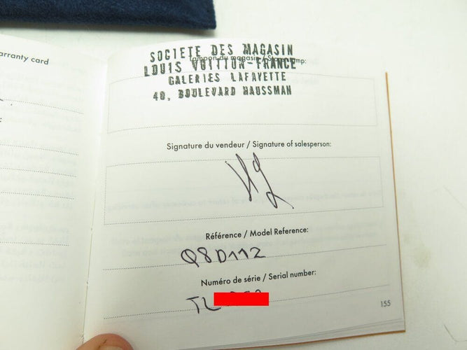 Montre montre LOUIS VUITTON tambour moon star q8d11 quartz 38 mm chrono en acier 58 Facettes 267088