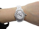 Montre montre CHANEL j12 34 mm h0967 112 diamants ceramique blanche quartz 58 Facettes 268147