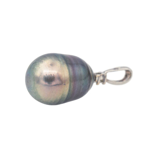 Pendentif Pendentif Or blanc Perle de tahiti, Diamant 58 Facettes 4063806RV
