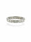 Bague 56 Alliance vintage en or T 56 sertie de diamants 58 Facettes