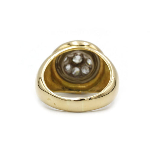 Bague - Or jaune et diamants