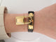 Montre vintage montre HERMES kelly cadenas pm 20 mm quartz plaque or en 58 Facettes 267343