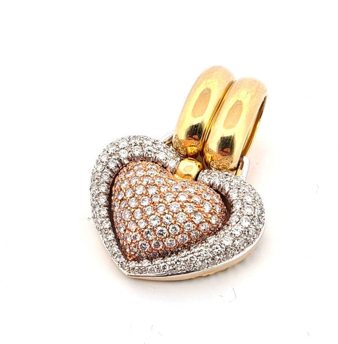 Pendentif Pendentif chimento en or jaune 18 carats avec diamants 58 Facettes