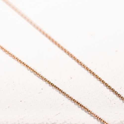 Collier GINETTE NY-Chaîne fine en or jaune 40 cm 58 Facettes LMB-302