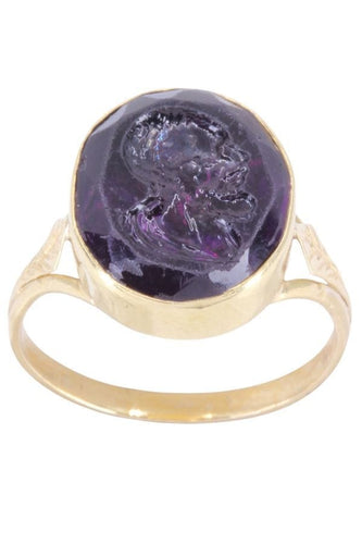 BAGUE ANCIENNE INTAILLE 58 Facettes 095611